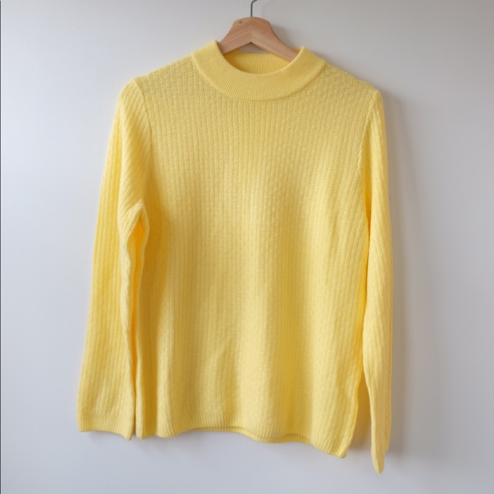 Soft Yellow Pullover Sweater